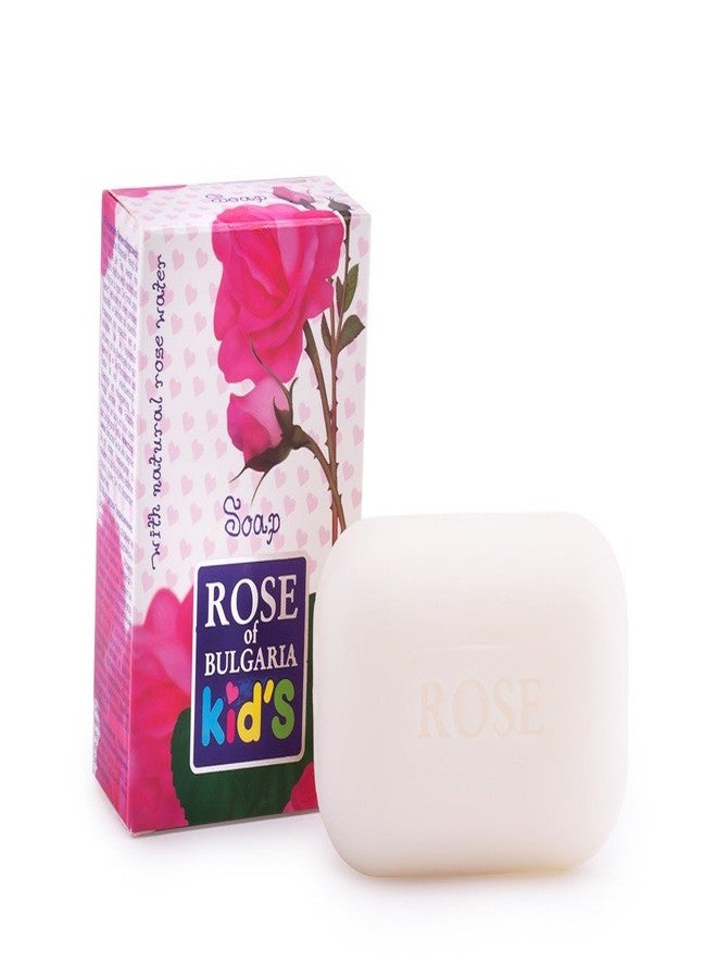 BIOFRESH Rose of Bulgaria PARABEN FREE Baby Kids Children SOAP 100 g for Mild and Sensitive Skin With Natural Rose Oil, Camomile and Pure Rose Water - Image 2