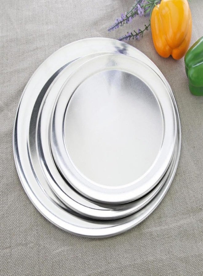 HGLuKGO Pizza Pan, Pizza Pan for Oven, Aluminum Pizza Tray, Thick Round Pizza Plate Pizza Baking Sheet, Easy Clean & Dishwasher Safe, Set of 1 (12 inch) - Image 5