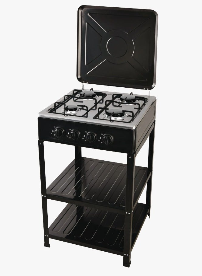 PRIMO PLUS Built-in stove with 4 Black gas burners, 4 legs - Image 5