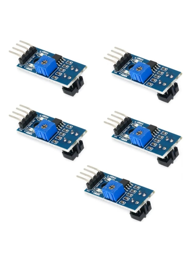 5 × TCRT5000 خط أزرق مسار عاكس الأشعة تحت الحمراء استشعار - Image 1