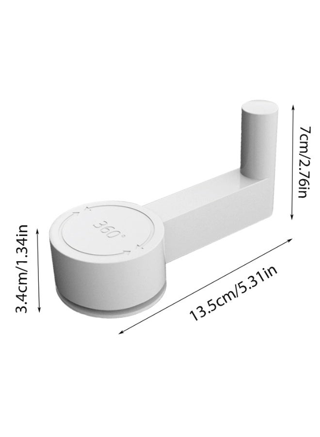 CMGTYYD Child safety door handle lock, no-drill white door lock, easy to install and use, fits most types of door handles (1-piece set) - Image 2