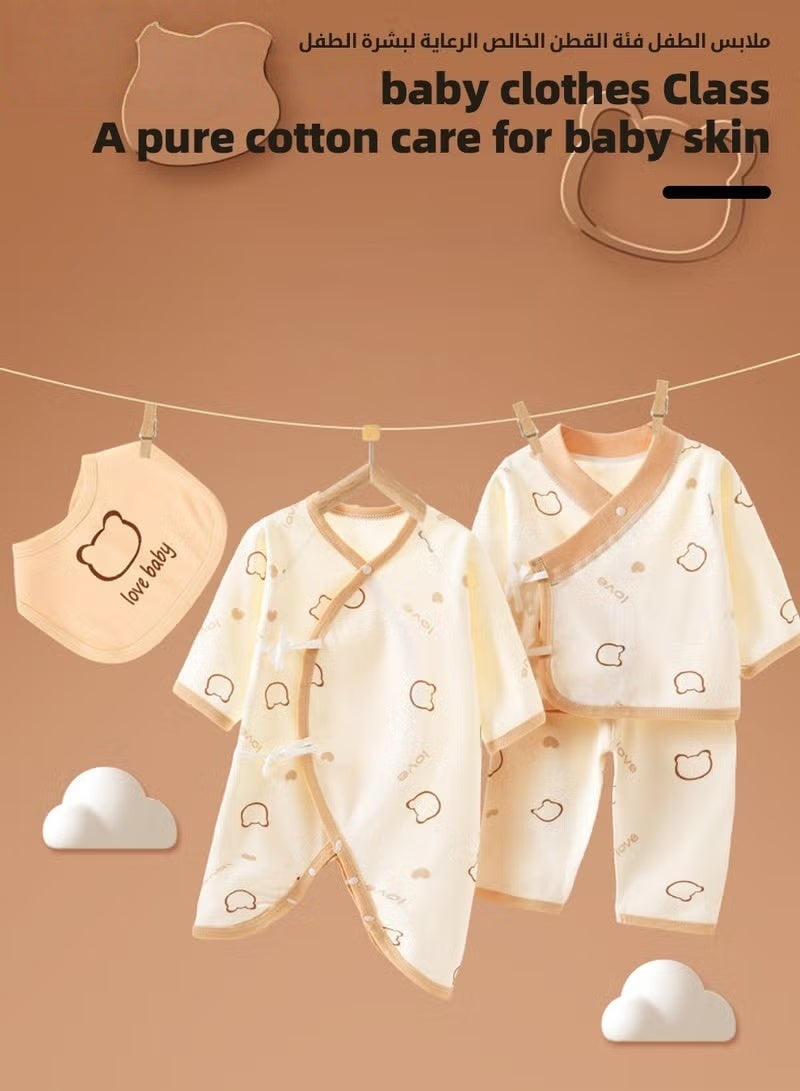 HOOKOR 30PCS Newborn Baby Gifts Set, Newborn Layette Gift Set, Baby Clothes Accessories Set for Boys and Girls, Premium Cotton, Perfect Gift Box with Beautifully Gift Box for Spring Summer Autumn Winter - Image 5