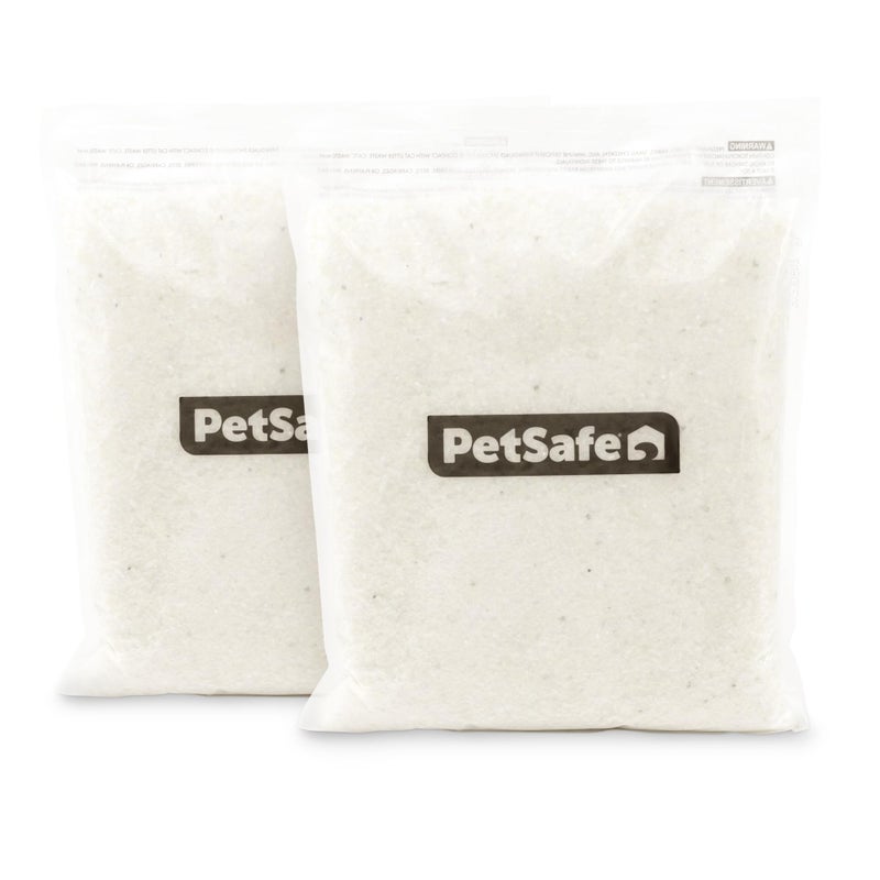 PetSafe ScoopFree Premium Crystal Cat Litter - Outperforms Clay Litter - Refill Packs - Reusable Tray Compatible - Fragrance Free - 4.3 lb Bags - 2 Pack - Image 1