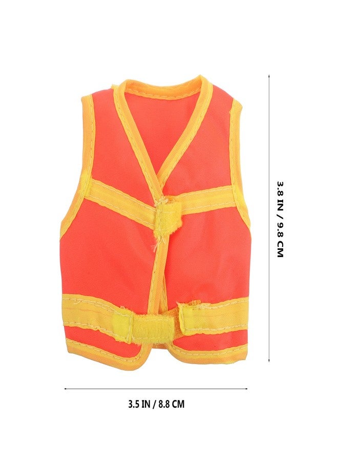 INOOMP Reflective Vest for 1/6 Scale Bjd Dolls and Action Figures Doll Clothes Accessory with Enhanced Visibility for Doll Play and Collectible Outfits - Image 2