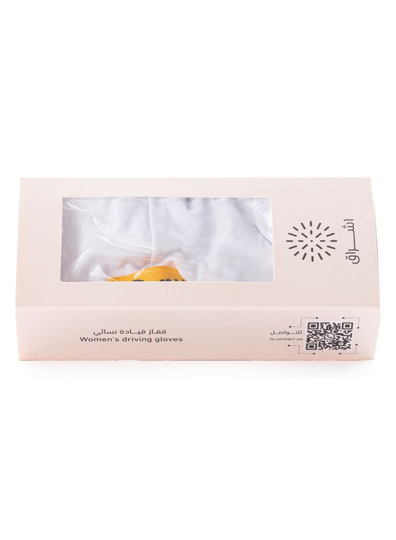 Ishraq Driving gloves for protection against pigmentation - white - Image 2