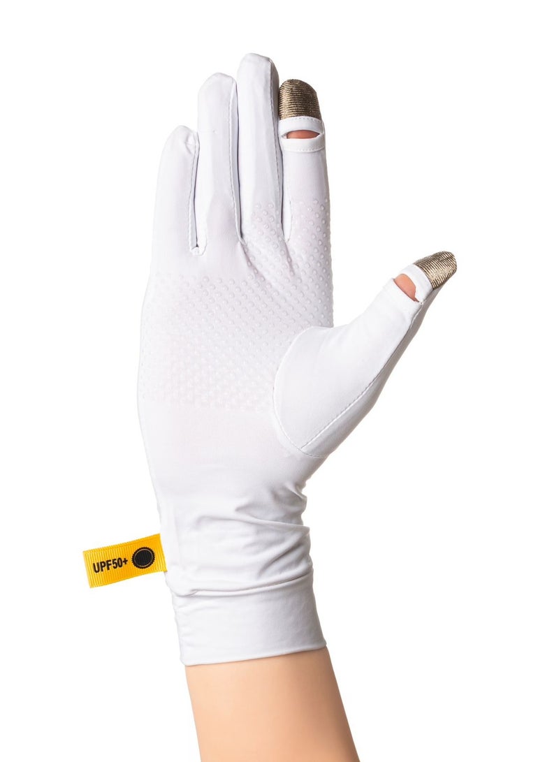 Ishraq Driving gloves for protection against pigmentation - white - Image 4