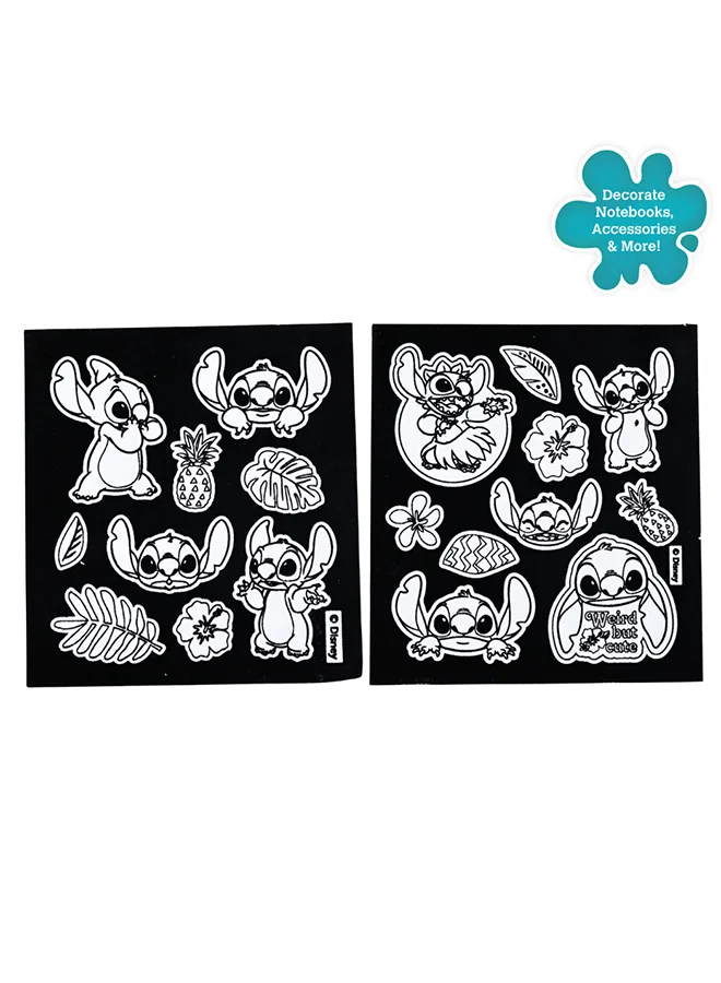 Disney Disney Stitch Color & Jewel Velvet Stickers | Decorate Notebook, Accessories & More | Age 3+