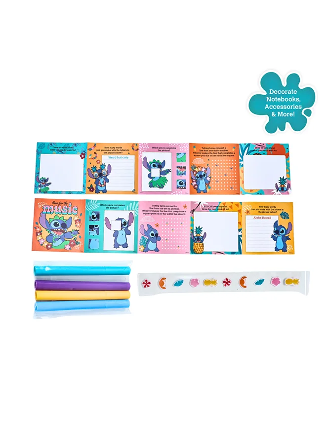 Disney Disney Stitch Color & Jewel Velvet Stickers | Decorate Notebook, Accessories & More | Age 3+