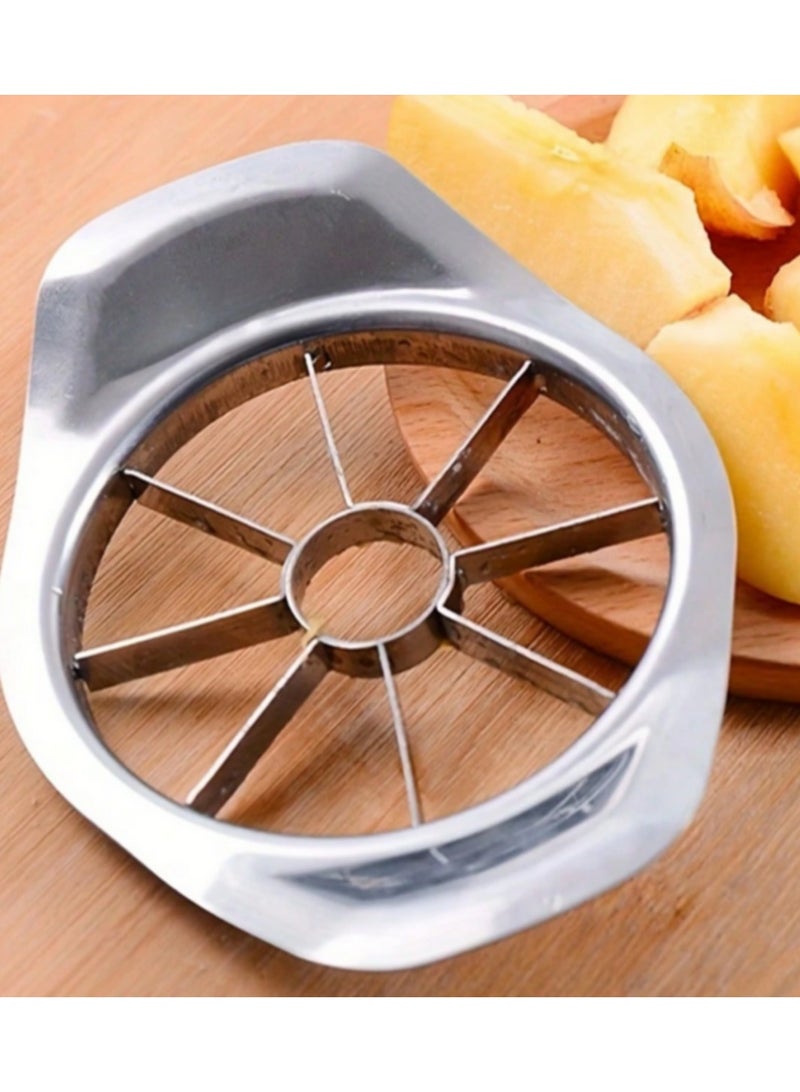 2 Stainless Steel Apple Slicer With Comfortable Handle and Sharp Blades, Versatile Mini Fruit Cutter, Sturdy to Withstand Heavy Duty Use  - Image 2