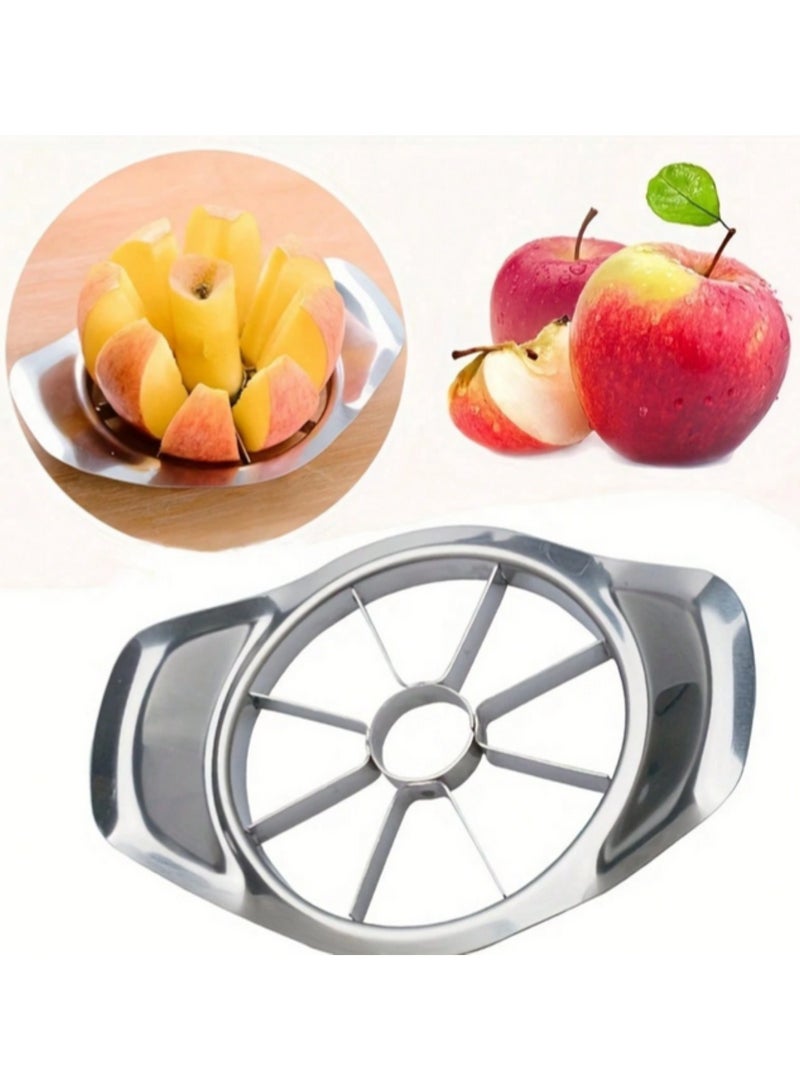 2 Stainless Steel Apple Slicer With Comfortable Handle and Sharp Blades, Versatile Mini Fruit Cutter, Sturdy to Withstand Heavy Duty Use  - Image 4