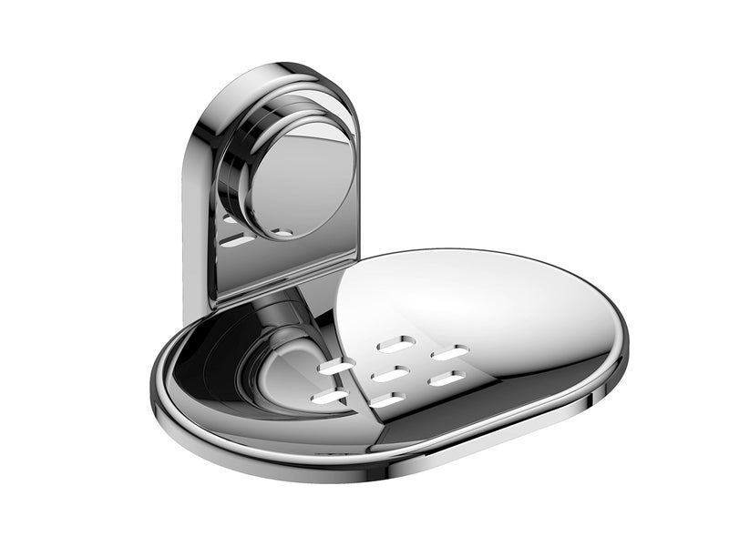 Amity Cute Bathroom Accessories Set (Pack of 5, Robe Hook, Soap Dish, Tumbler Holder, Napkin Ring, Towel Rod), Wall Mounted, 304 Grade Stainless Steel with Chrome Finish - Image 4