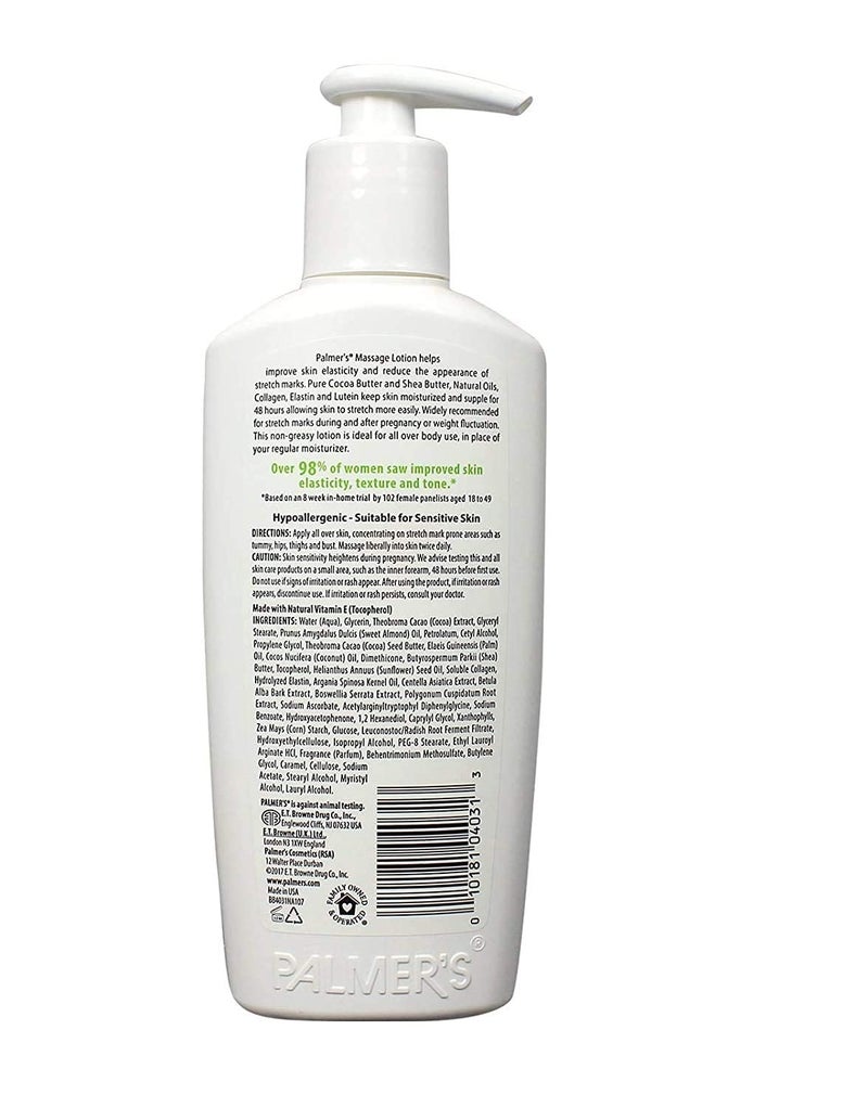 PALMER'S لوشن تدليك بالزبدة الكاكاو من بالميرز لعلاج علامات التمدد 85 أونصة عبوة من 3 - Image 2