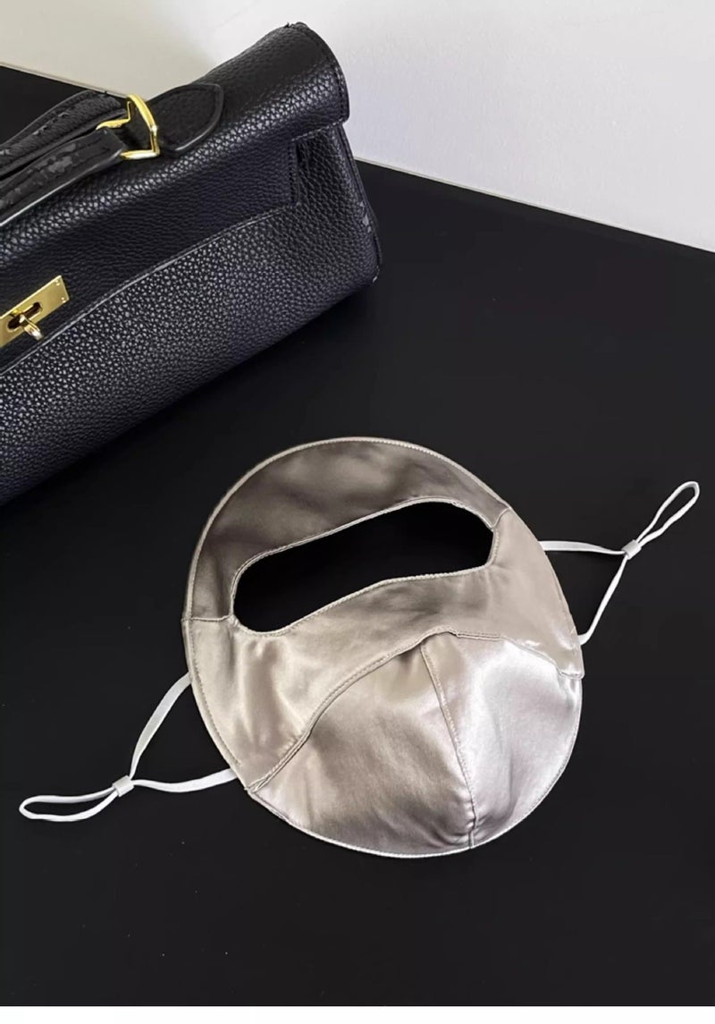 Silk 100% Mulberry Silk Sun Protection Full-Face Mask for Outdoor Driving - Image 3