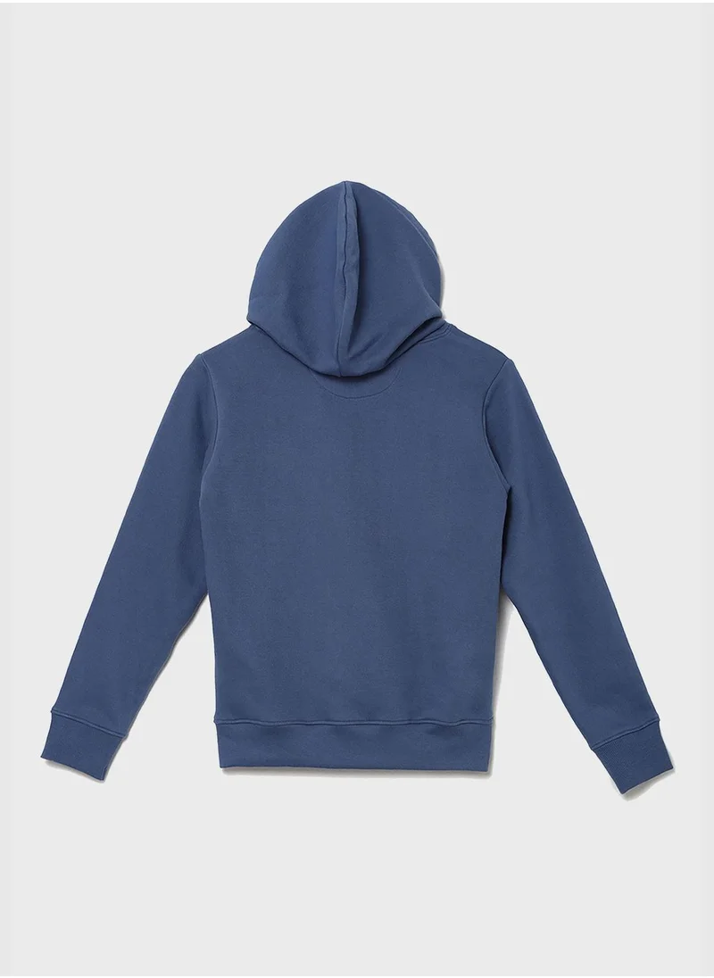 Instafab Front Pocket Printed Hoodie
