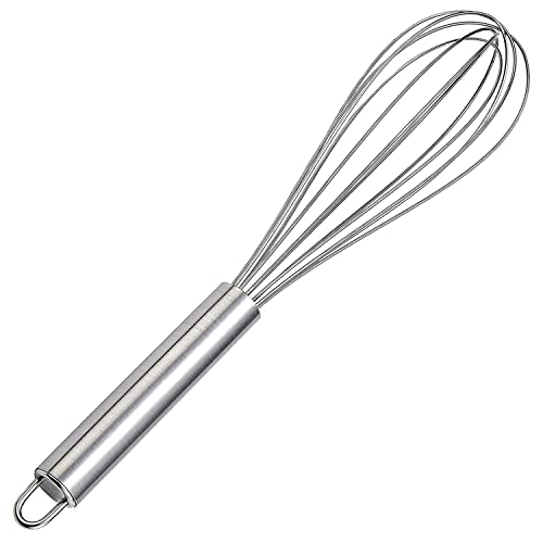 Entisia Hand Blender Wire Whisk - Stainless Steel Balloon Shaped Egg Beater, Multi Use Kitchen Utensil Prime Whisk with Pipe Handle, Egg Beater for Blending, Whisking, Beating, Stirring, Cooking (20) - Image 4