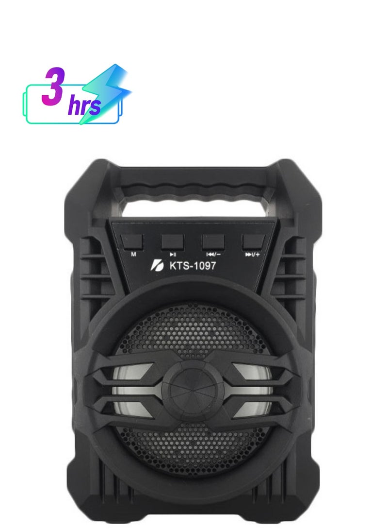 KTS-1097 Mini Bluetooth Karaoke Portable Speaker - Image 1