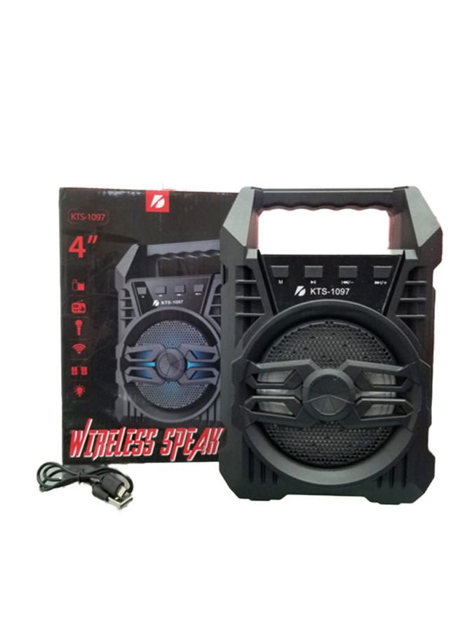 KTS-1097 Mini Bluetooth Karaoke Portable Speaker - Image 2