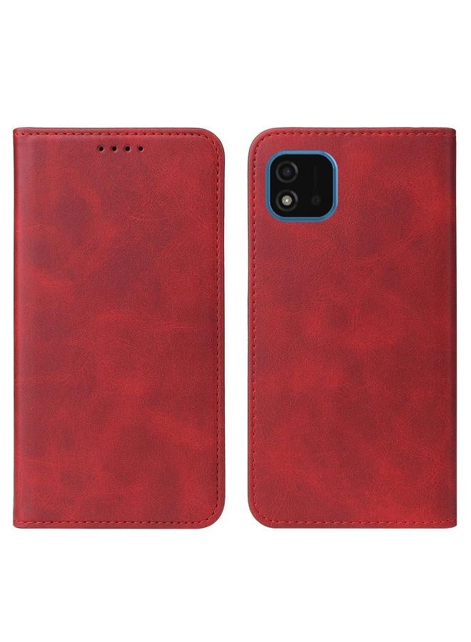 اس-توب جراب هاتف Realme C11 2021 بإغلاق مغناطيسي من الجلد - Image 2