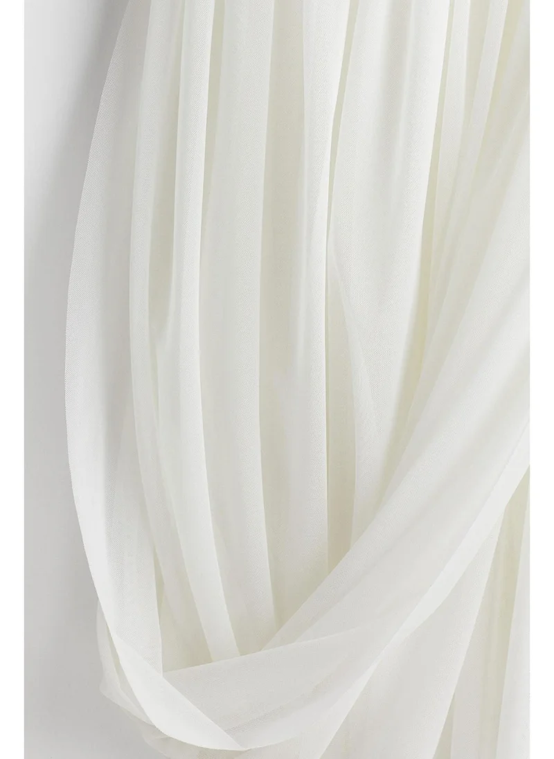 اتش اند ام Mesh-detail T-shirt dress