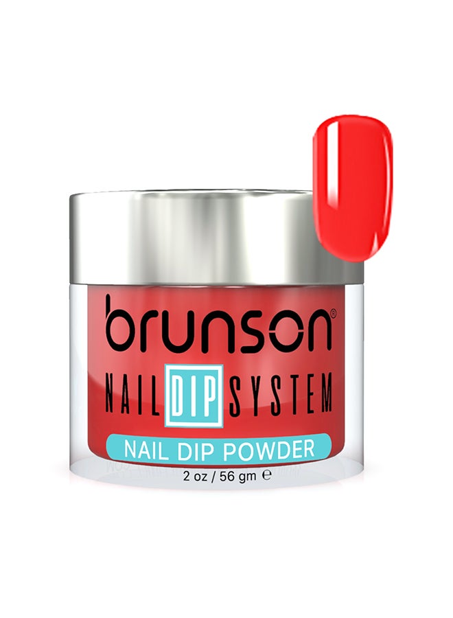 Nail Dip Powder Dip And Buff System Color 56gm, French Nail Art Starter Manicure Salon DIY At Home Odor Free And Long Lasting No Needed Nail Lamp Curing BDK131