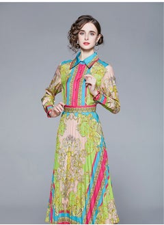 Generic Long sleeve shirt, pleated skirt, two-piece suit  - Image 2