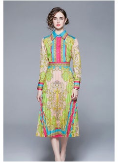 Generic Long sleeve shirt, pleated skirt, two-piece suit  - Image 1