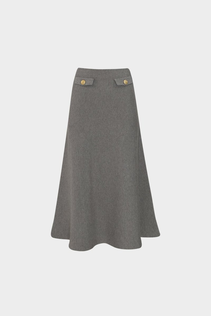 Açelya Okcu AÇELYAOKCU Premium Slim Fit Short Cardigan Bell Skirt Bottom Top Women's Knitwear Set  - Image 4