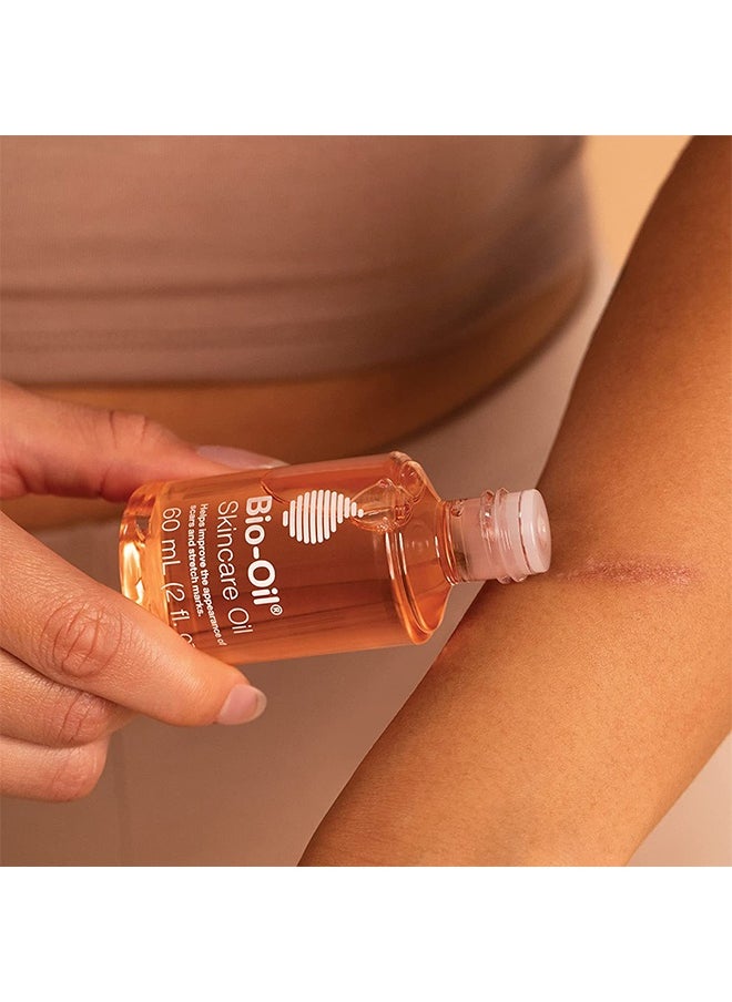 Bio-Oil Skincare Oil 60mL, Body and Face Moisturizer, Vitamin E Serum For Scars and Stretch Marks, Suitable For All Skin Types, Help Improve The Appearance of Both New or Old Scars, Skincare Oil Serum  - Image 5