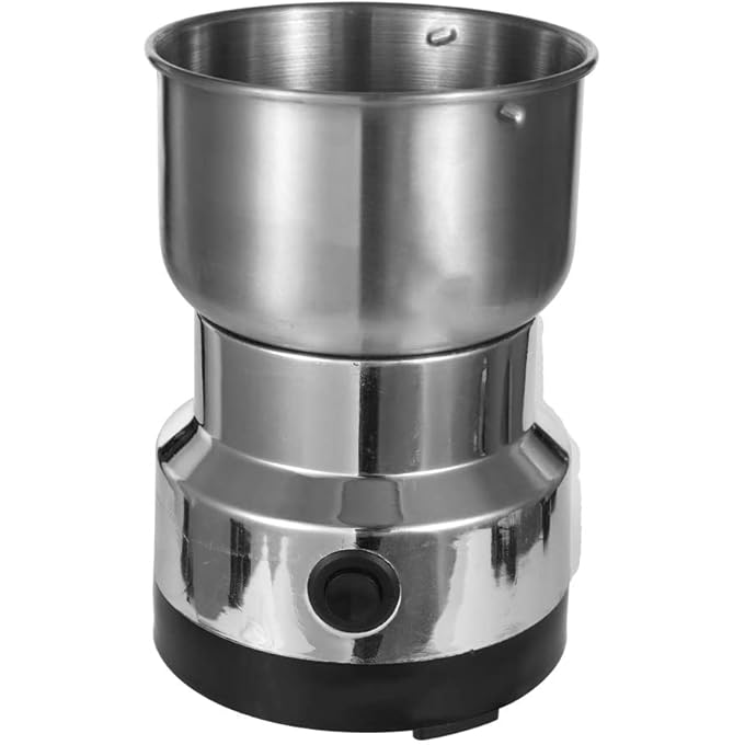 MISBAH Multipurpose Electric Coffee Bean Grinder Grinding Tool For Seeds Spice Herbs Nuts Transparent Lid With 50G Capacity - Image 1