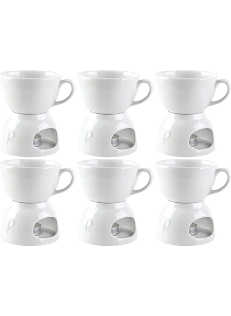 بورلاند White Fondue 320CC 6 Pieces 04AP012742