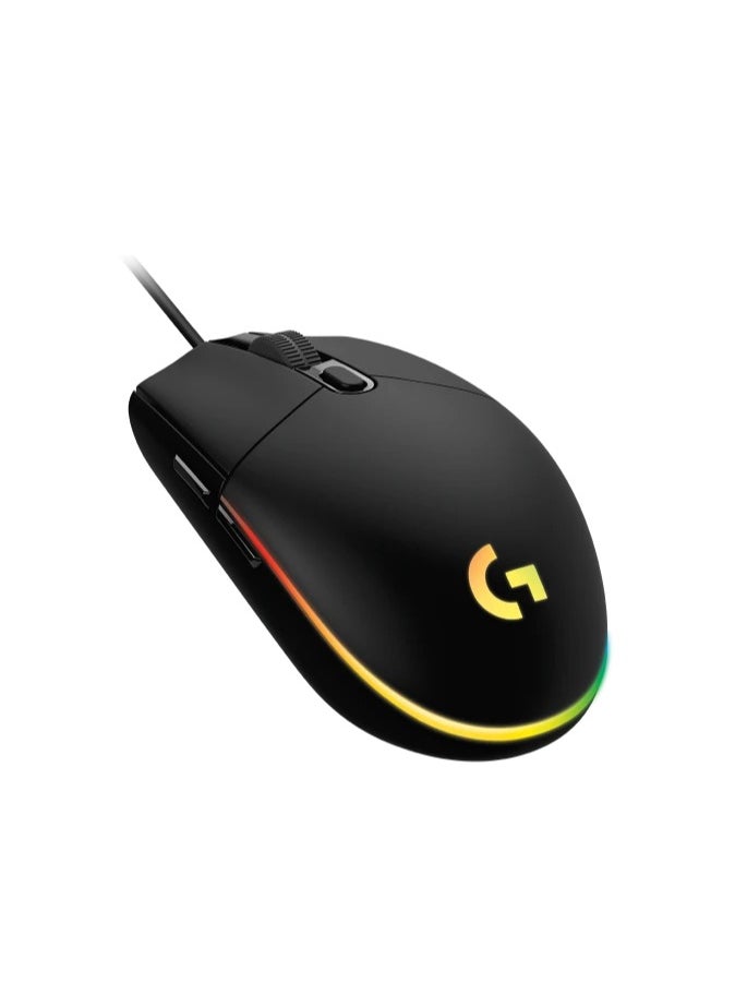 LOGI Logitech G102 High Performance Wired Gaming Mouse, Lightsync RGB lighting,200 – 8,000 DPI, Gaming-grade Sensorand a Classic 6-Button Design,Black  - Image 3