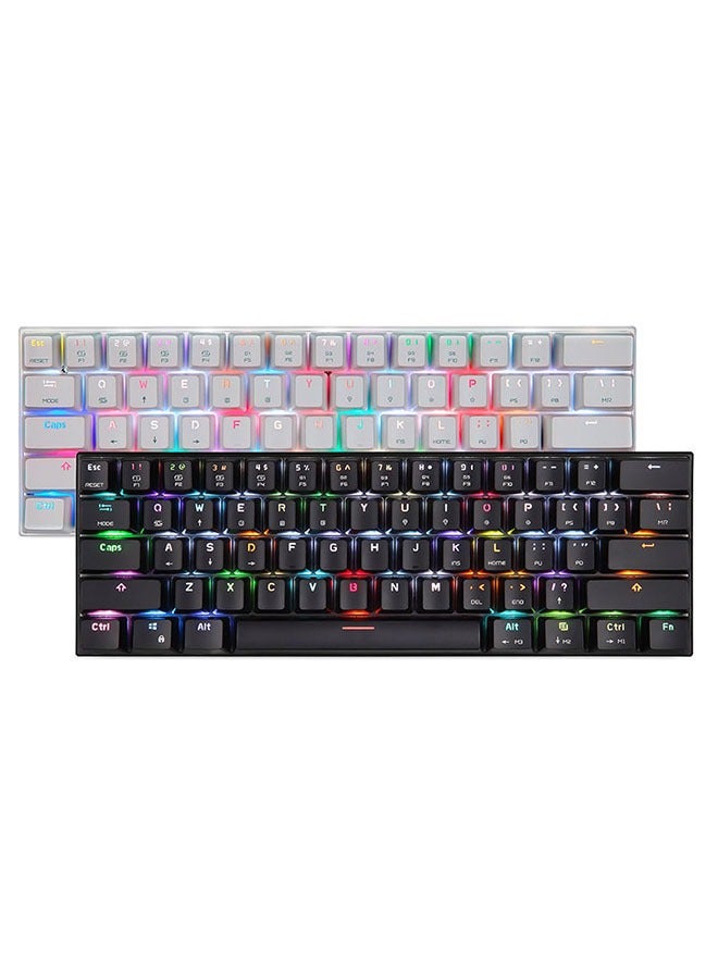 CK62 61 Keys RGB Mechanical Dual Mode Keyboard With OUTEMU Blue Switches - English  - Image 2