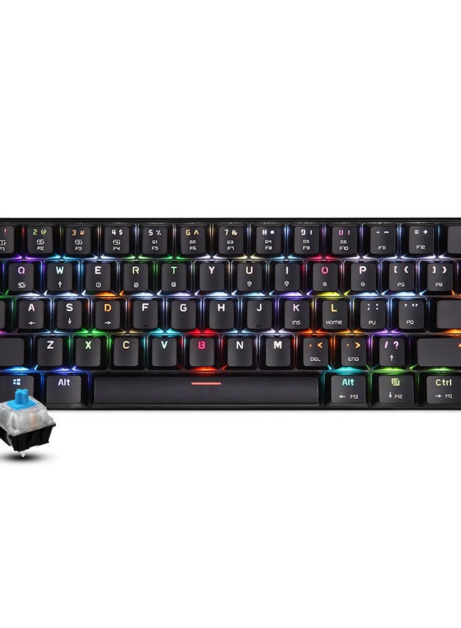 CK62 61 Keys RGB Mechanical Dual Mode Keyboard With OUTEMU Blue Switches - English  - Image 4