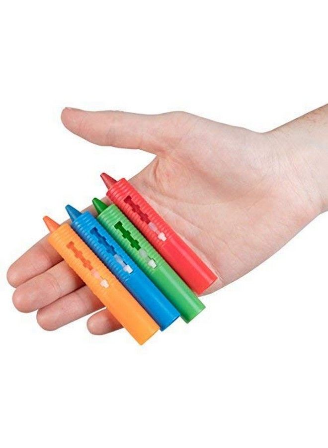 SCS Direct Bath Crayons Super Set Set Of 12 Draw In The Tub Colors With Bathtub Mesh Bag, Unique Won Disintegrate In Water Formula Easter Basket - Image 5