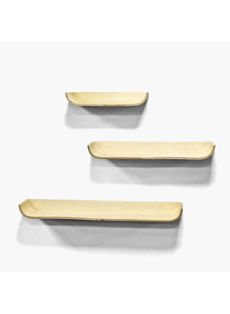 Home Box Sera Step Wall Shelf Set of 3 61 x 5 x 11 cm  - Image 2