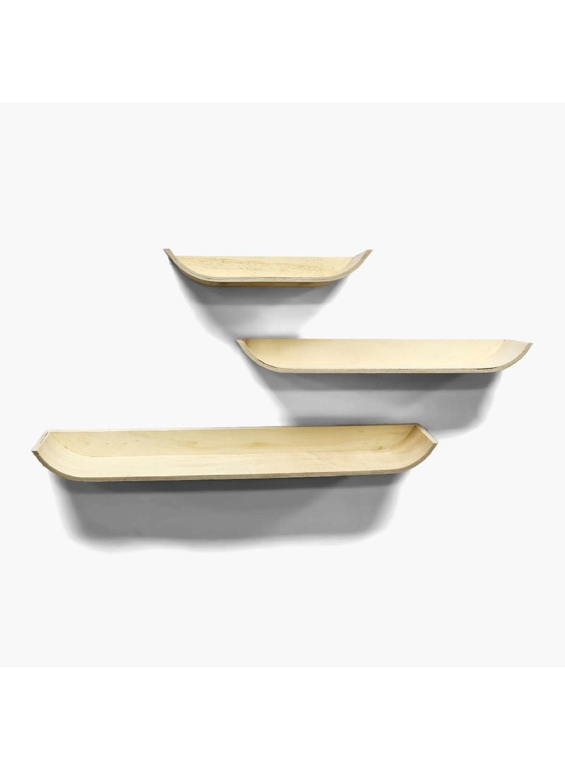 Home Box Sera Step Wall Shelf Set of 3 61 x 5 x 11 cm  - Image 3