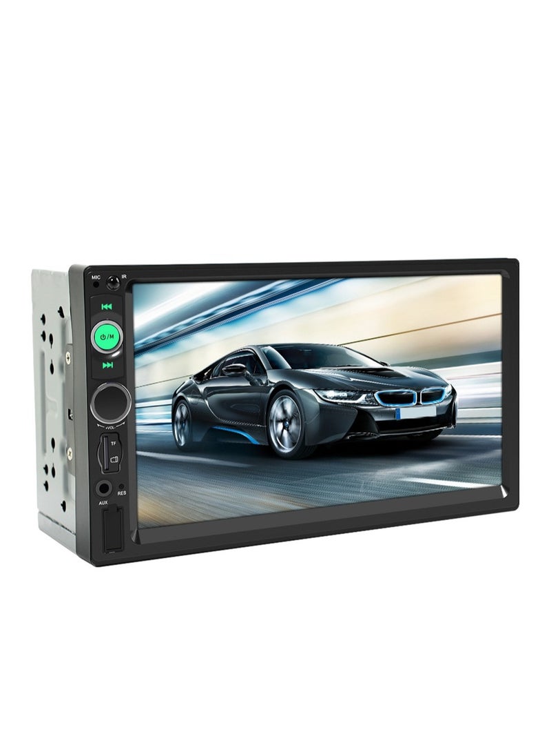Furtey - Car Screen with HD 7 Inch Touch Screen, Bluetooth Stereo MP5 Player , Car Radio Receivers, Reversing Camera,  GPS Navigation, Wired Connection , FM Radio ,Remote Control - Image 1
