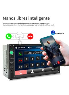 Furtey Car Screen with HD 7 Inch Touch Screen, Bluetooth Stereo MP5 Player , Car Radio Receivers, Reversing Camera,  GPS Navigation, Wired Connection , FM Radio ,Remote Control  - Image 3