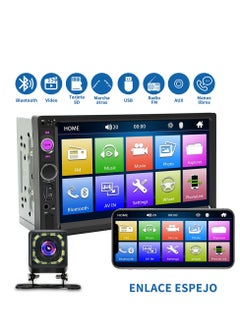 Furtey Car Screen with HD 7 Inch Touch Screen, Bluetooth Stereo MP5 Player , Car Radio Receivers, Reversing Camera,  GPS Navigation, Wired Connection , FM Radio ,Remote Control  - Image 5
