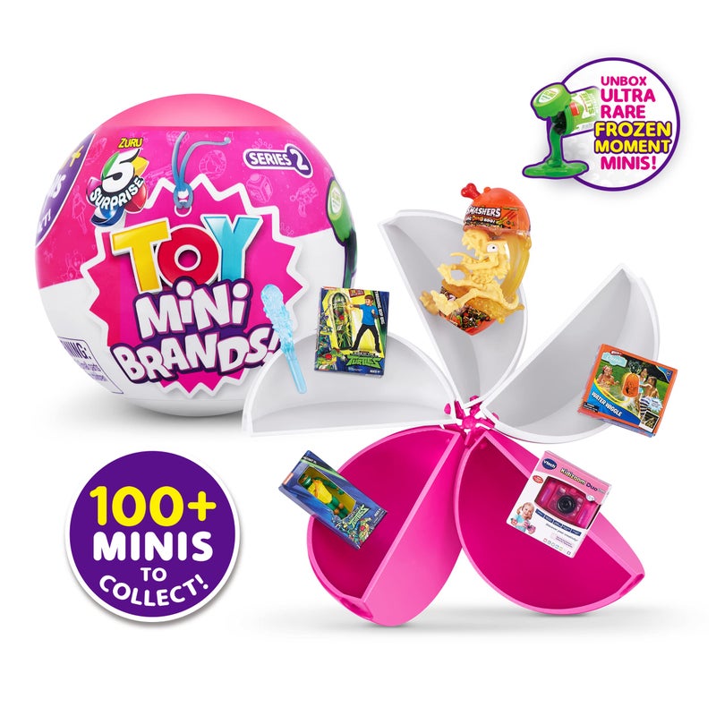 Mini Brands 5 Surprise 77240-B Toy Series 2 Wave 2 (2 Pack) Mystery Collectible Capsule - Image 2