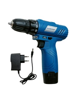 ZASH ZASHHypermax Cordless Drill Machine With 12V LiIon Rechargeable Battery 1500 Mah Led Light10Mm Keyless ChuckSpirit Level IndicatorReverse Forward Switch Cordless DrillSingle BatteryBlue  - Image 1