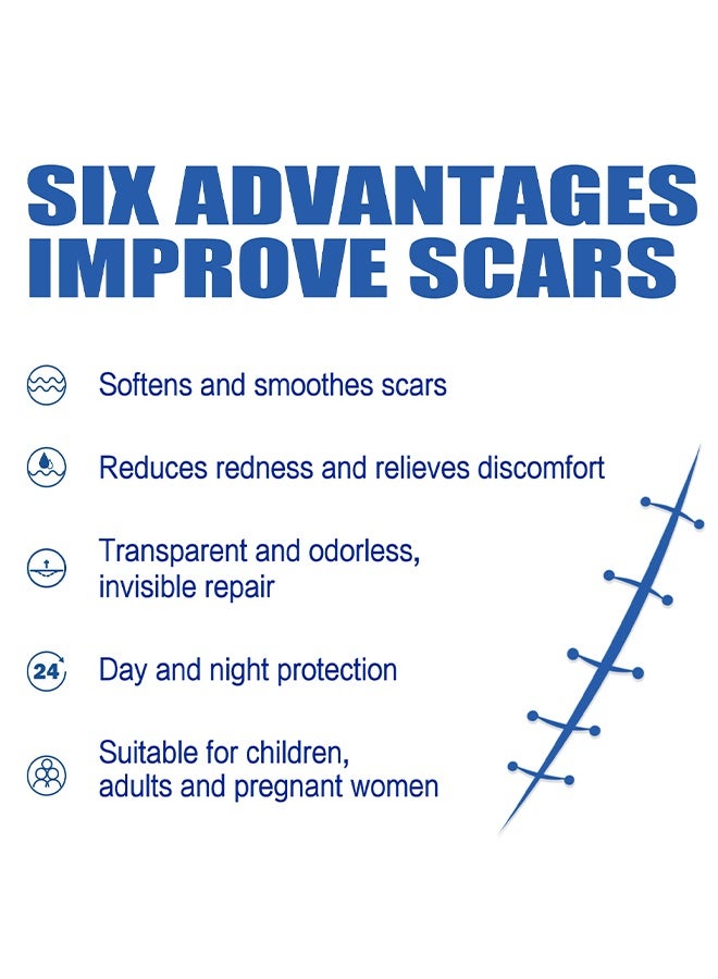Jaysuing Scar Removal Cream, Hight Quality Scar Removal Cream, Acne Scar Treatment, Deep Acne Scar Removal, Burns Keloids Hypertrophic, Repair Damaged Skin, Stretch Marks And Scar Cream For Surgical Scars, Removing Acne Marks Scar Repair Cream, 30G - Image 5