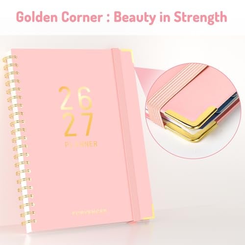 Forvencer Jul 2026 Dec 2027 Planner Forvencer 18 Month Academic Planner 20262027 85 x 11 Calendar Planner Weekly and Monthly Daily Agenda Book College School Supplies for Student Teacher A4 Green - Image 3