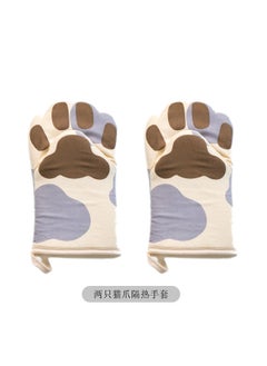 Generic Oven Mitts Gray Cat Paw Design Heat ResistantLarge gray cat claw short pair Large gray cat claw short pair 