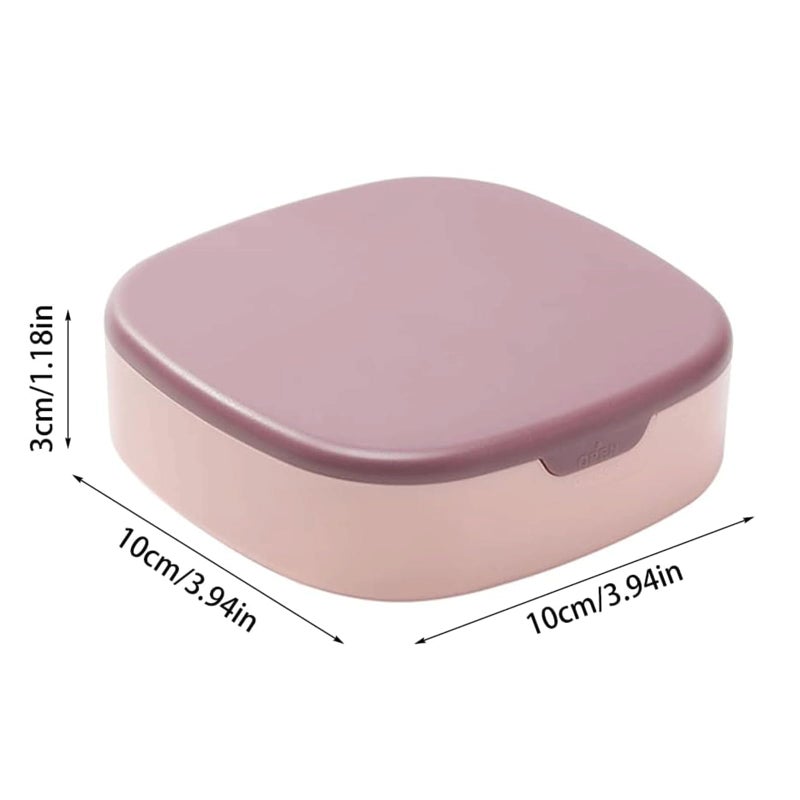 BKEKM Jewelry Boxes Portable Jewelry Box With Mirror Jewelry Case Fashion Travel Jewelry Organizer For Girl Women Display Jewelry Organizer Box exquisite - Image 2