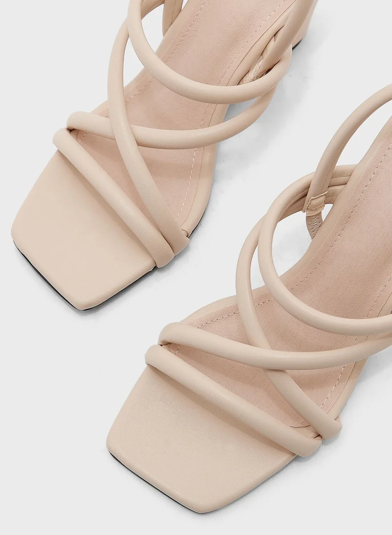 ELLA Strappy Wedge Heel Sandal