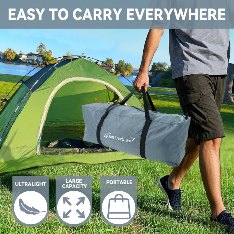Clostnature Tent Storage Bag for Camping- Large Tent Carry Bag Replacement, Waterproof Luggage Duffle Bag for Travel, Sports, Folding Compact Camping Essentials for Hiking, Picnic, Travel - Image 3