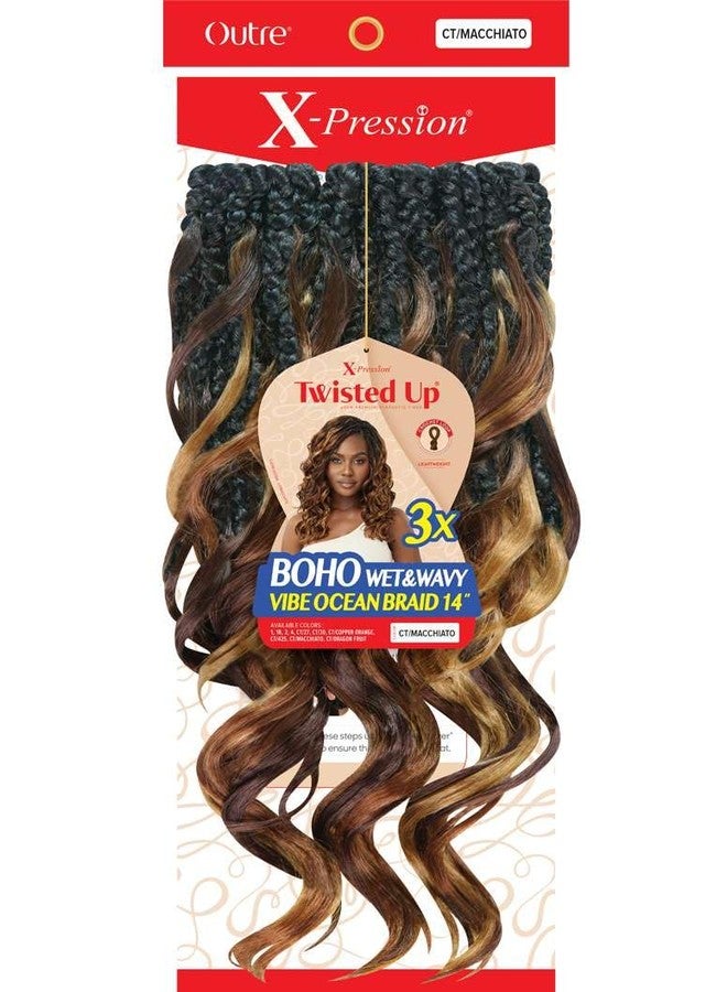 Outre X-Pression - Twisted Up - Boho Wet & Wavy Vibe Ocean Braid 14" 3X (CT/27) - Image 1