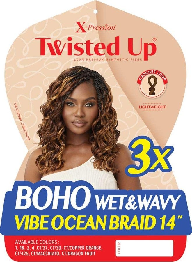 Outre X-Pression - Twisted Up - Boho Wet & Wavy Vibe Ocean Braid 14" 3X (CT/27) - Image 2