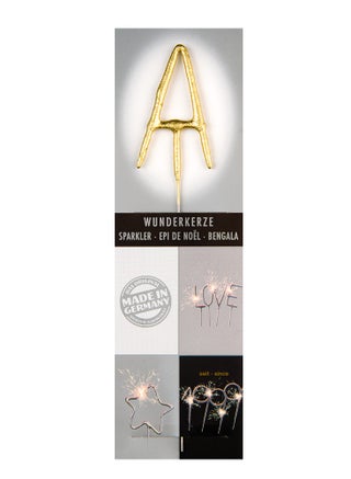 Gold Sparkler Candle A